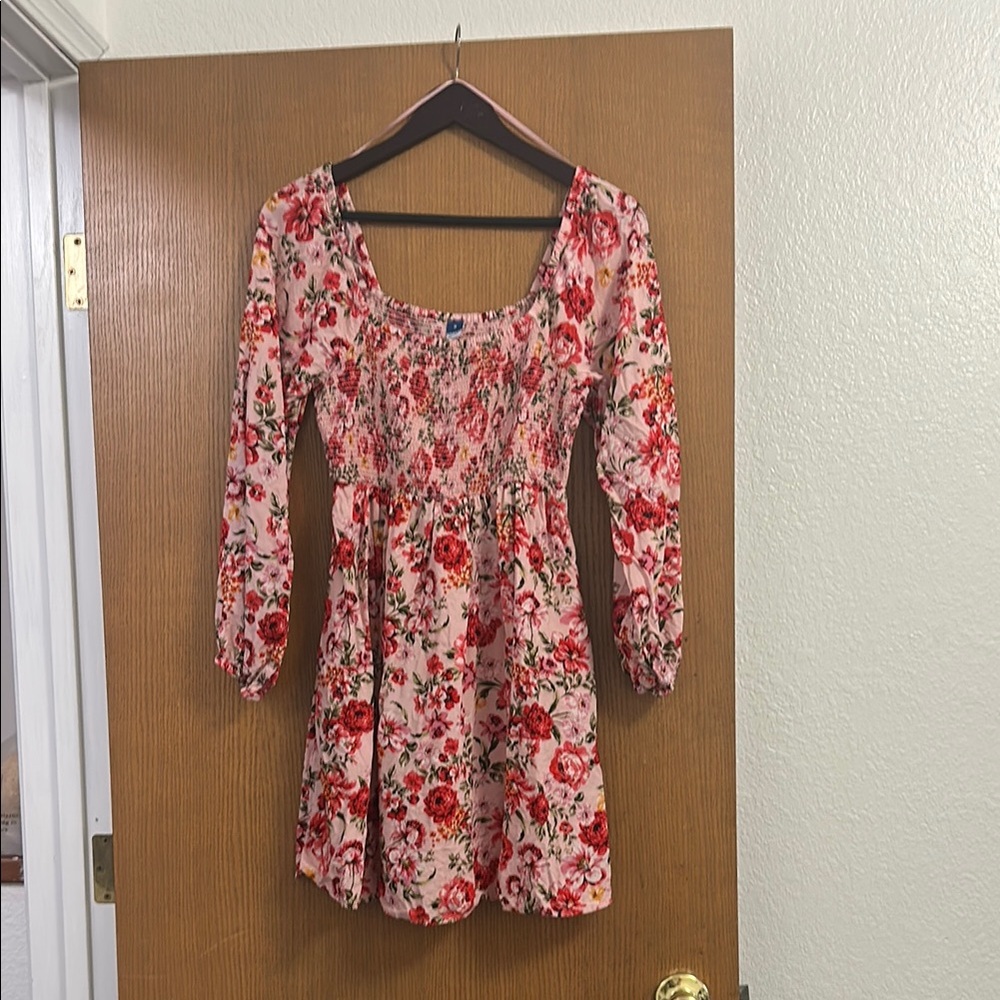 Floral Long Sleeve Dress